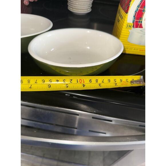 Green hall oval dishes ( price one dish) - Picture 2 of 4